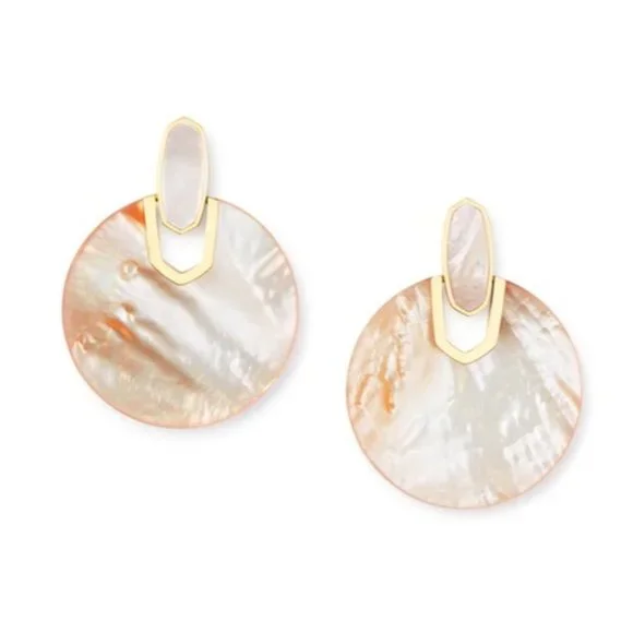 Kendra Scott Jewelry Kendra Scott Peach Mother Of Pearl Didi